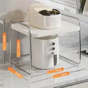 Microwave Rack Stable Stainless Steel Desktop Countertop Microwave Shelf