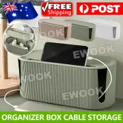 Organizer Box Cable Storage Box Tidy Wire Management Case Power Plug Socket