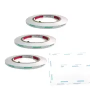 Sookwang Double Sided Adhesive Tape (Scor-Tape) for Craft 7Mm25M-3Pcs