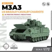 SSMODEL 791V1.9 1/72 25mm Military Model Kit US M3A3 Bradley Cavalry Chariots