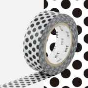 Masking Tape MT Peas Black - Dot Black