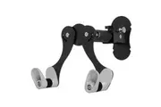 CD Adjustable Bike Wall Mount Rack - Indoor Storage Horizontal Cycling Hook Hanger Organiser - Safe & Secure for Storing MTB, Road Bicycles in Garage