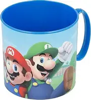 ALMACENESADAN 2713 Super Mario Mug Plastic Product Microwave Safe BPA Free 12oz