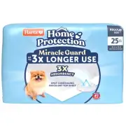 New! Hartz Home Protection Miracle Guard Dog Pads, Regular Size 25 Count, 3X Abs