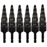 6Pcs Pipe Expander Swaging Drill Bit Swage Tube Expander Soft HVAC Repair1394