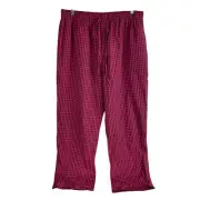 NEW Brooks Brothers Pajama Lounge Pants PJs Mens XL Red Plaid Cotton $70