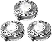 Blades Heads, Compatible With Philips, Shavers Series 5000 S5160 S5210 S5205 S5370 SH50 Razor(3pcs)