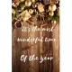 It’’s the most wonderful time of the year: Christmas and New Year gift in blank line journal, notebook for best friends, lover, family, buddy, beloved