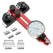 Table Saw Alignment Gauge Calibrator Dial Indicator Thin Rip Jig Aluminum Alloy High Precision Easy Setup Versatile Usag