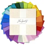 Tula Pink - True Colors - Tiny Coordinates 10" charm pack