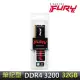 【Kingston Fury】IMPACT 爆擊者 DDR4-3200 32GB 筆記型 超頻記憶體(KF432S20IB/32)