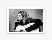 [Namly Design] Kurt Cobain Smoking Poster
