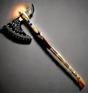 Leviathan Axe God Of War Kratos Carbon Steel AXE Replica Like Orignal W/Sheath