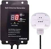 EIIDAR Salt Chlorine Generator Salt Water Pool Chlorinator System with USA Titanium Salt Cell, Designed for Hot Tubs & Swim Spas, Chemical-Free