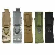 Outdoor Tactical Molle Flashlight Torch Pouch Holder Knife Holster Waist Pack