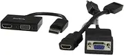 New STARTECH DP2HDVGA Travel A/V Adapter: DP to VGA/HDMI.b.