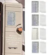 Convenient and Practical RV Reminder Board Never Miss Out on Important Tasks