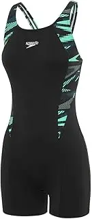 [Speedo] Women's HyperBoom Splice Legsuit, Dark Teal, 38