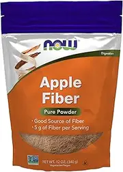 NOW Supplements, Apple Fiber With Apple Pectin, 12-Ounce