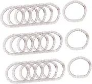 SOESFOUFU 30pcs Doll Eyelashes Decorative False Lashes for Doll Crafting Adds Glamour and Charm