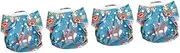 SAFIGLE Pcs Diaper Pant Potty Training Pants Multiple Snap Buttons Soft Breathable Reusable Suitable for Boys Girls
