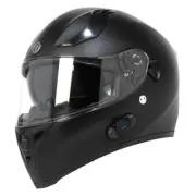 Torc T15B Bluetooth Full Face Dual Visor Street Motorcycle Helmet Flat Black XXL