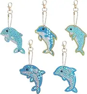 Diamond Art - DIY Diamond Painting Kits with Gem Art Keychains, Arts and Crafts for Ages 6-12, Perfect Birthday & Thanksgiving