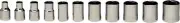 256 - 1/4Inch Drive 11 PCS Set- 6 Point Std. Metric Sockets, 4mm - 14mm