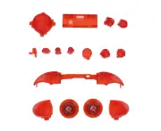 Full Buttons Mod Kits Trigger Full Trigger Module Set for XBOX Series X for XBOX Series S ControllerTransparent Red