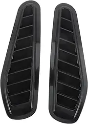 HEALEEP Auto Hood Vents Trim 1 Pair Car Bonnet Accessories Side Vents Simple Design Long Lasting Easy to Install