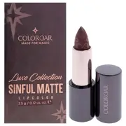 Sinful Matte Lipcolor - 028 Hickey by Colorbar for Women - 0.12 oz Lipstick