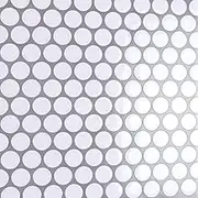 CRE8TIVE 16 Sheets White Penny Round Peel and Stick Tile for Bathroom Back Splash Stick on Tile Stickers 12"x12" 3D Mosaic Shower Tiles Waterproof Removable Peel and Stick Backsplash for Kitchen Wall
