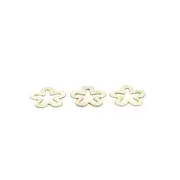 Flower Charms. Gold Finish & Silver Plated, E-Coated, Brushed Finish, Findings/C