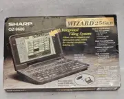 Rare - New!! Sharp Wizard 256KB OZ-9600 Electronic Organizer.