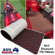 70X190cm Red Diamond EVA Foam Boat Decking Sheet Marine Flooring Kayak Yacht Mat