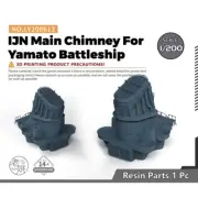 SSMODEL 1/200Upgrade Parts IJN Ship's Boat For Yamato Battleship Main Chimney