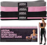 3-Pack Fabric Resistance Body Bands, Pull up Assistance Bands, Stretch Resistanc