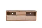 BROMLEY SOLID TASMANIAN OAK TIMBER TV UNIT ETU 1 DOOR 2 DRAWERS NATURAL 1600 CM
