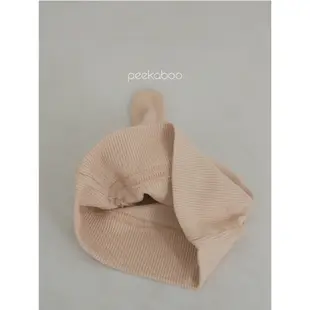 Peekaboo 涼感羅紋啾啾帽《現貨》｜新生兒 嬰兒帽子 寶寶帽子 兒童遮陽帽 兒童帽子 嬰兒衣服 韓國童裝