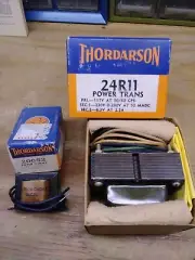 NOS Thordarson 24R11 Power Transformer, 117V & Filter Choke 20C52 MAKE OFFER