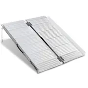 EQUIPMED 91cm Portable Folding Aluminium Access Ramp, 272kg Rated, for Wheelchair, Mobility Scooter, Rollator
