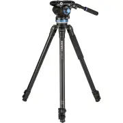 A373F Aluminum Single-Tube Tripod w/ S8Pro Fluid Video Head