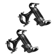 2X 360 Universal Motorcycle Mount Phone Holder Stand Cradle for iPhone Galaxy