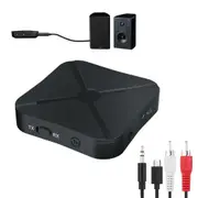2-in-1 Bluetooth 5.0 Wireless Audio Transmitter Receiver Wireless 3.5mm Audio Adapter for TV PC Headphones