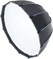 REFLEX CAMERA Deep Parabolic Softbox Diffuser Kit – Professional-Grade Lighting, Versatile for Video/Photography, Easy Setup, Soft Even Illumination, Ideal for Studio (45cm)