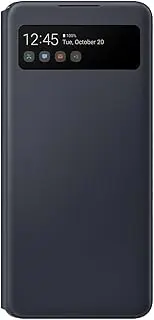 [Samsung] Galaxy A42 Smart S-View Wallet Cover Case - Black