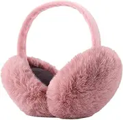 [Generic] xinyee Women Girls Ear Covers Warmer Winter Folding Warm Earwarmer Furry Earmuffs Outdoor Soft Plush Ear Covers for Cold Weather