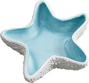 [Harvix] Large Elegant Ceramic Jewelry Dish Tray, Versatile Ring Holder and Organizer, Cute Decorative Bowl for Jewelry and Key Storage, Stylish Porcelain Home Decor Accent (Starfish)