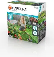 Gardena Sprinkler System Pipeline Starter Set: Complete Set for Entertaining The Pipeline System, Water Removal Around The Home and Garden, Underground Mounting (08270-20) – Assorted Colors