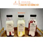 330ML 寬頸 PET 塑料瓶 - 330ML 厚斜面方形瓶 - ZASAVN